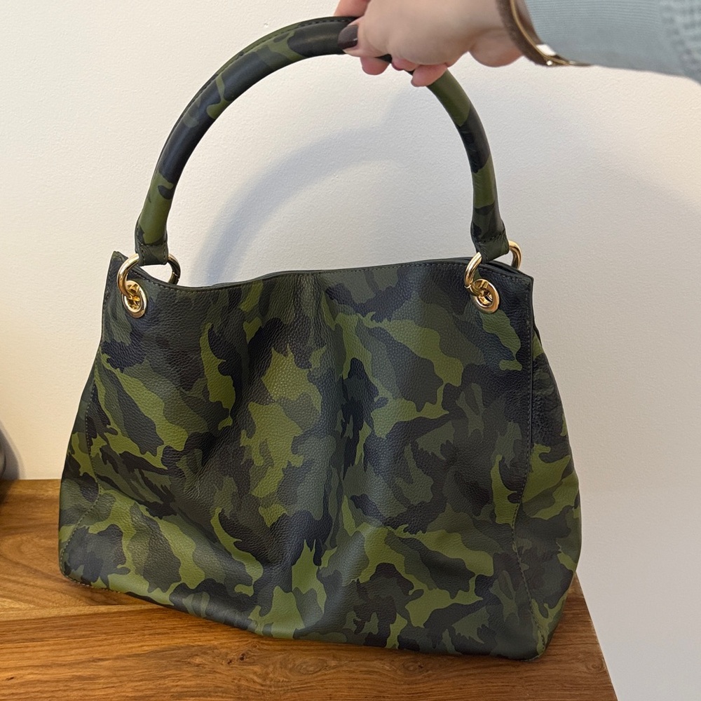 Mark & Graham Camouflage Shoulder Bag